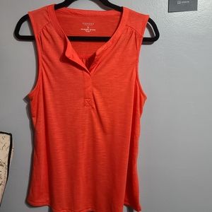 Sonoma Orange Sleeveless Tank Size L